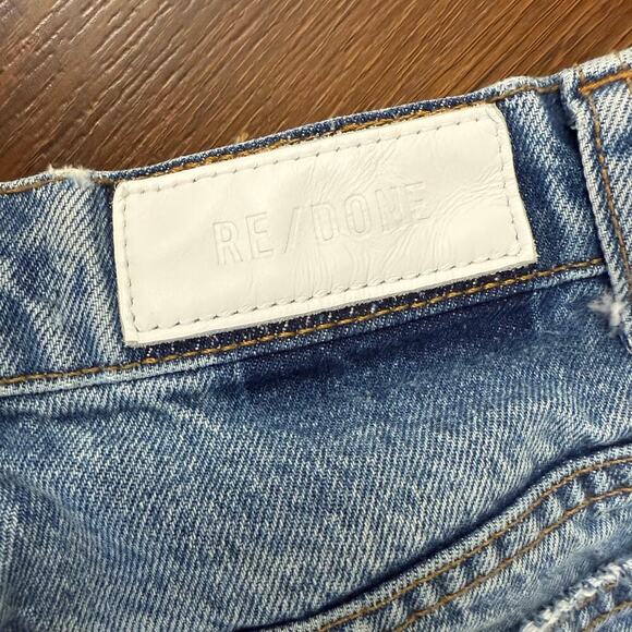 Re/Done Originals 70s Straight Jeans Worn Medium Raf Casual Minimalist Sz 25 - Picture 5 of 9